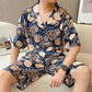 Navy Leopard Print Loungewear Set - image 3