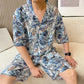 Tropical Leaf Print Loungewear Set - image 3