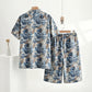 Tropical Leaf Print Loungewear Set - image 4