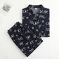 Unisex Bamboo Leaf Print Loungewear Set - image 1