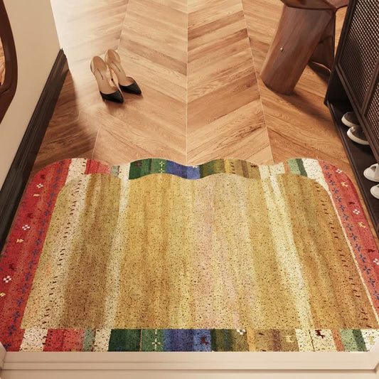 Vintage Persian Non-Slip Entry Rug - 35'' × 47'' - image 0