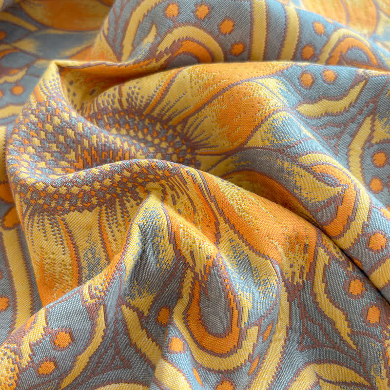 Ownkoti Boho Sunflower 3-Layer Muslin Cotton Quilt - image 13