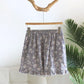 Floral Cotton Ruffle Pajama Shorts - Gray - XL - image 9