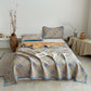 Ownkoti Geometric Clover 3-layer Cotton Gauze Blanket - image 1