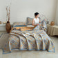 Ownkoti Geometric Clover 3-layer Cotton Gauze Blanket - image 2