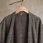 Geometric Chevron Cotton Jacquard Kimono Robe - image 3