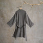 Unisex Solid Cotton Kimono Bathrobe - image 3