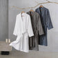 Unisex Solid Cotton Kimono Bathrobe - image 1