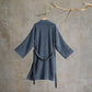 Unisex Solid Cotton Kimono Bathrobe - image 17