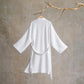 Unisex Solid Cotton Kimono Bathrobe - image 9