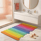Ownkoti Modern Rainbow Stripe Diatom Mud Bath Rug - image 1
