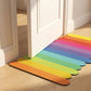 Ownkoti Modern Rainbow Stripe Diatom Mud Bath Rug - image 5
