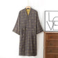Unisex Geometric Cotton Yukata Robe - image 3