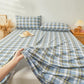 Modern Pure Cotton Plaid Bedspread - image 7