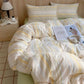 Nordic Multicolor Stripe Washed Cotton Bedding Set - image 3