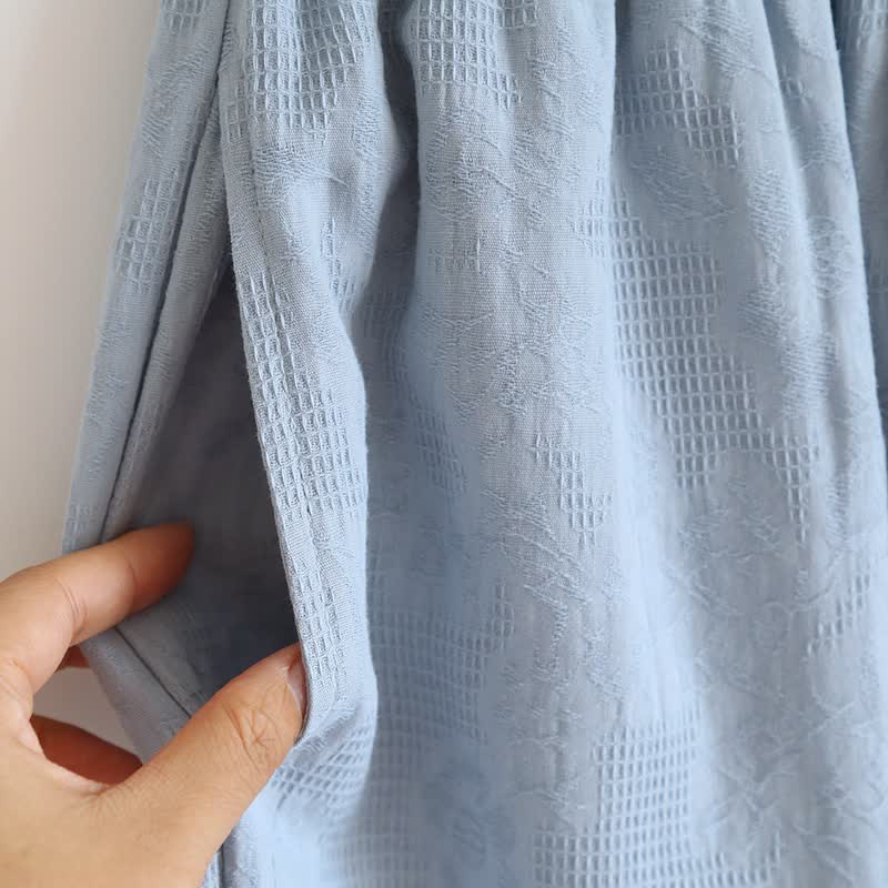 Sky Blue Cotton Pajama Set(PCS) - image 12