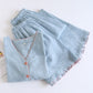 Sky Blue Cotton Pajama Set(PCS) - image 1