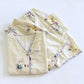 Iris Floral Cotton Women's Pajamas(3PCS) - image 1