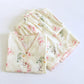 Floral Cotton Short Sleeve Pajama Set(3PCS) - image 1
