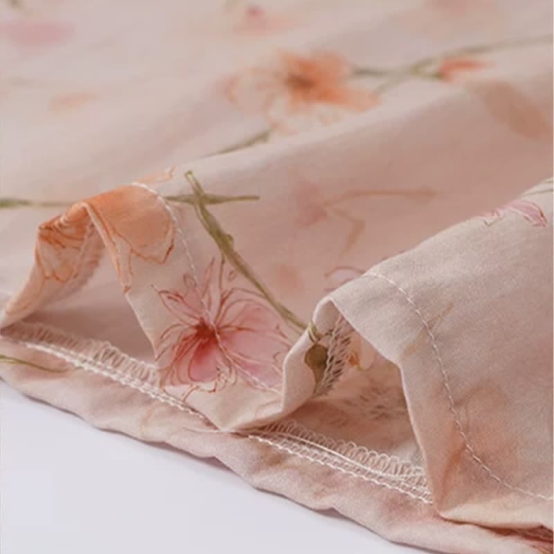 Floral Ruffle Sleeve Lounge Nightdress - image 7