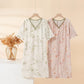 Floral Ruffle Sleeve Lounge Nightdress - image 0
