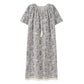 Boho Gray Cotton Tassel Nightgown - image 9