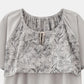Boho Gray Cotton Tassel Nightgown - image 8