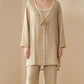 Cotton Printed Women's Pajama Set(3PCS) - image 4
