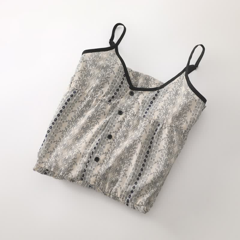 Boho Cotton Cami Women's Nightdress - image 4