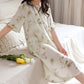 Floral Ruffle Sleeve Lounge Nightdress - image 11
