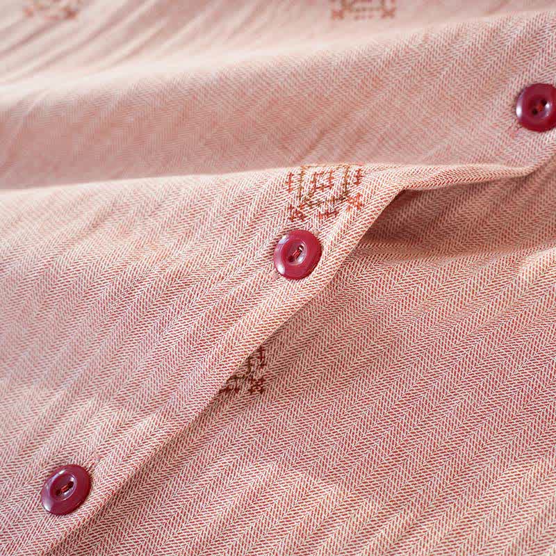 Cotton Gauze Bow Strap Pajama Set - image 7