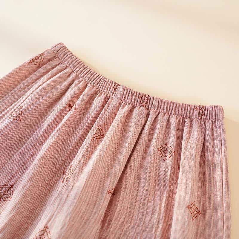 Cotton Gauze Bow Strap Pajama Set - image 6