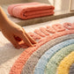 Modern Rainbow Plush Bath Rug - image 5