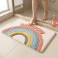 Modern Rainbow Plush Bath Rug - image 3
