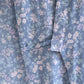 Rustic Blue Floral Cotton Kimono Robe - image 5