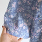 Rustic Blue Floral Cotton Kimono Robe - image 7
