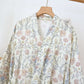 Floral Cotton Gauze Kimono Robe with Pocket - image 4