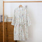 Floral Cotton Gauze Kimono Robe with Pocket - image 1