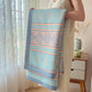 Geometric Wheat 3-Layer Muslin Cotton Quilt - image 8