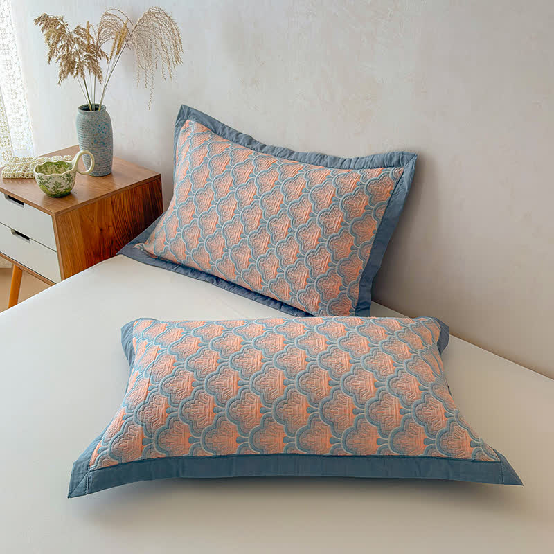 Jacquard Sea Shell 3-Layer Muslin Cotton Quilt - image 7