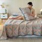 Vintage 3-Layer Muslin Cotton Bedspread Quilt - image 2