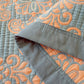 Vintage 3-Layer Muslin Cotton Bedspread Quilt - image 11
