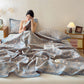 Milanese Medallion Tile Cotton Gauze Bedspread Quilt - image 6