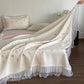 Ruffled Floral Jacquard Bedspread Set - image 4