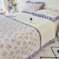 Violet Ruffle Floral Cotton Coverlet - image 4