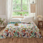 Botanical Garden Cotton Gauze Quilt Blanket - image 1