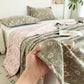 Reversible Rustic Flower Jacquard Cotton Quilt - image 4