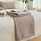 Modern Geometric Pattern Jacquard Cotton Quilt - image 4
