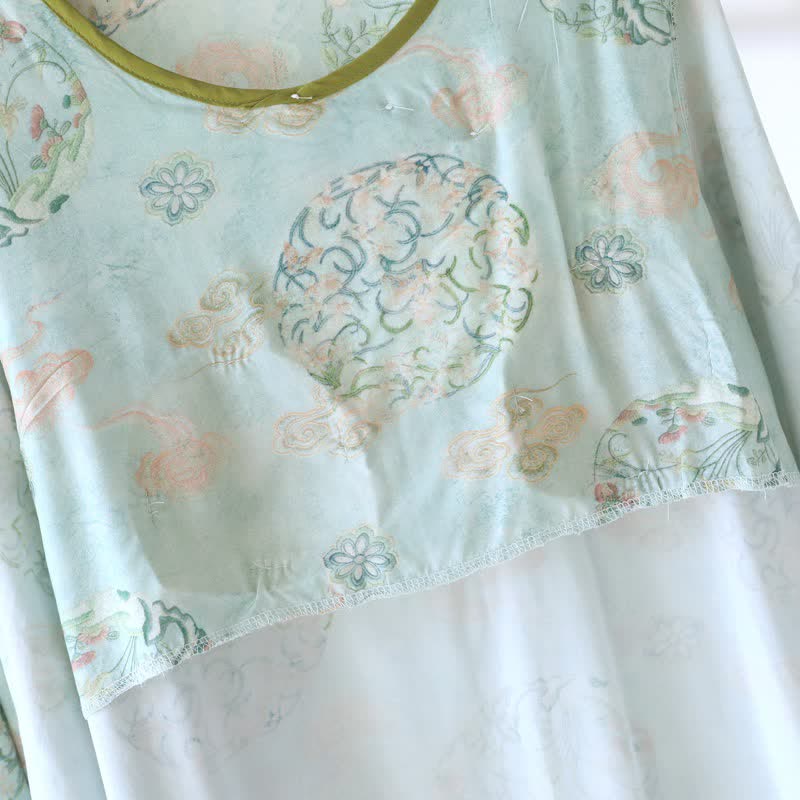 Oriental Traditional Floral Women's Pajamas - image 4