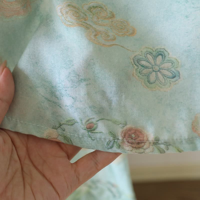 Oriental Traditional Floral Women's Pajamas - image 8